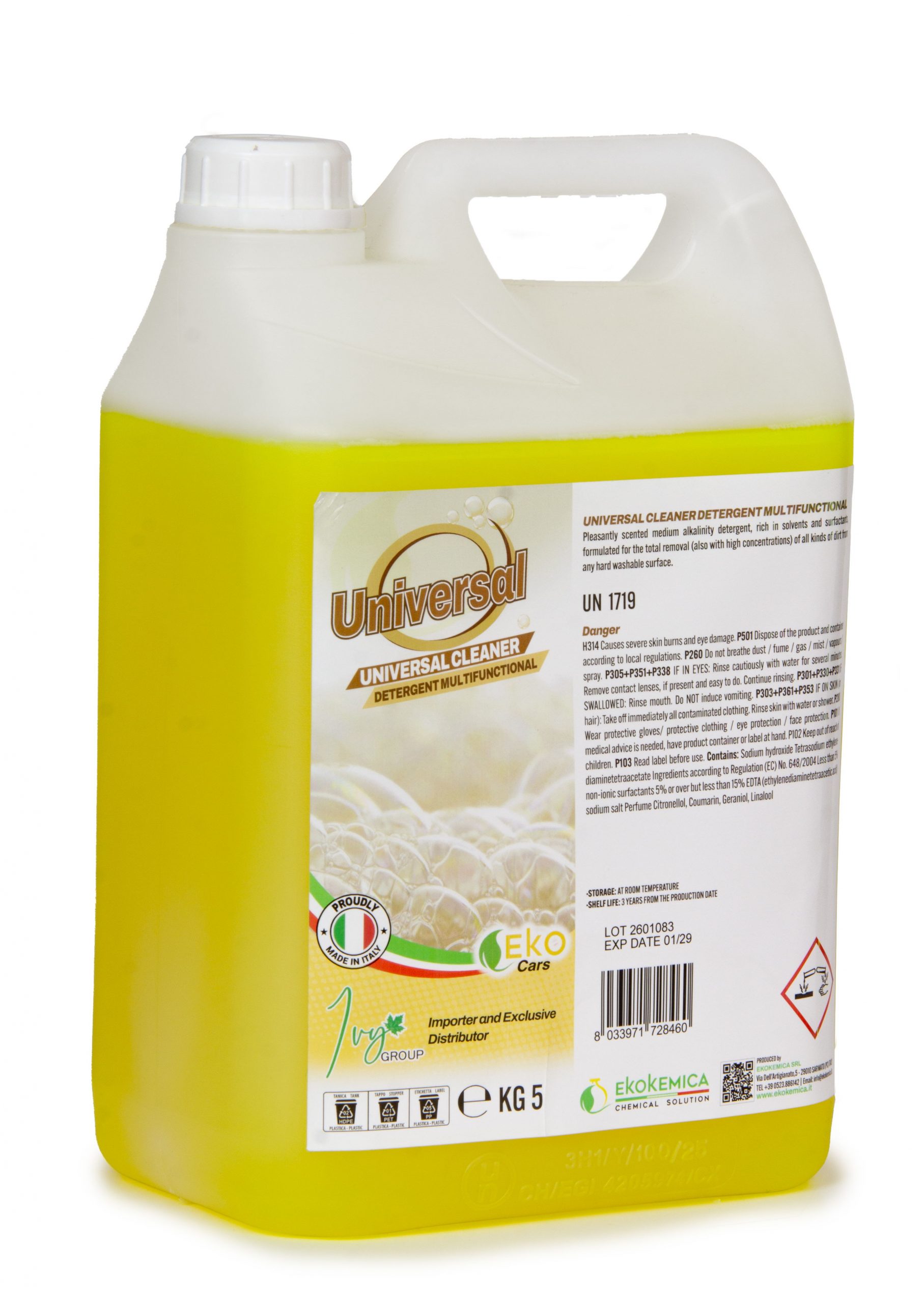 universal 5 l livelli